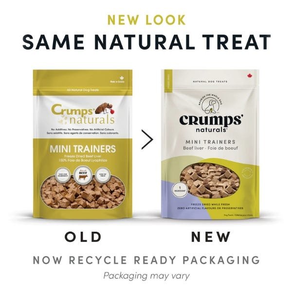 Crumps' Naturals Freeze-Dried Mini Trainers - Beef Liver - Image 2