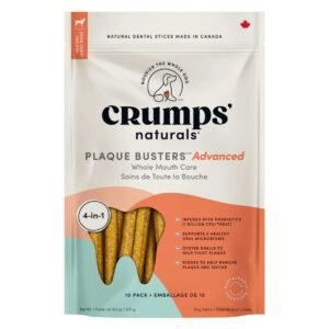 Crumps' Naturals Plaque Busters Advanced Dog Treats - Whole Mouth Care