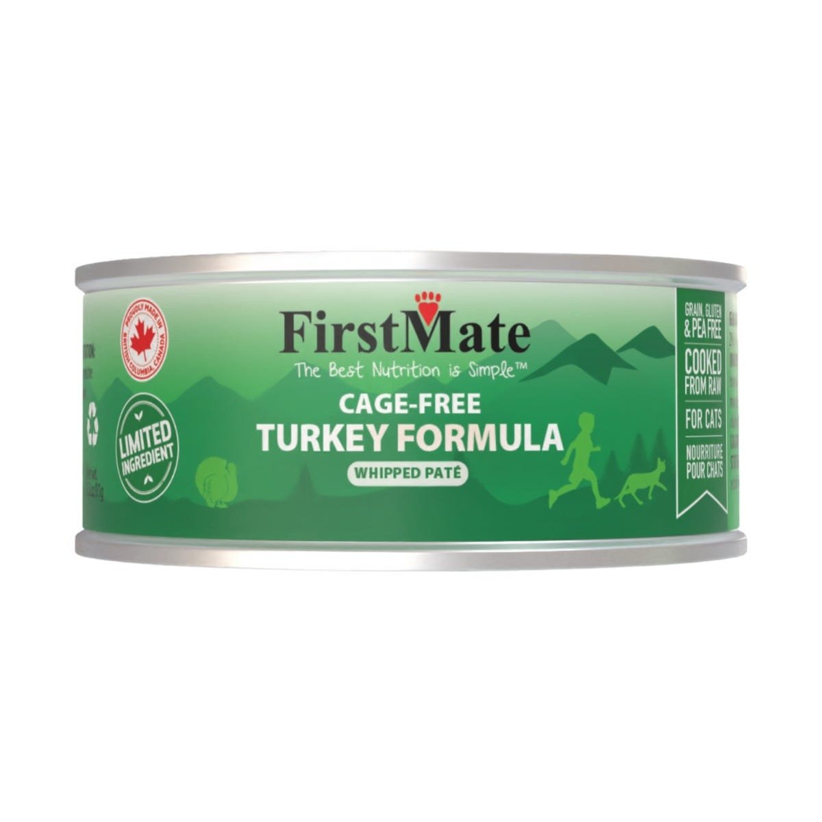 FirstMate Limited Ingredient Canned Cat Food - Cage-Free Turkey Formula