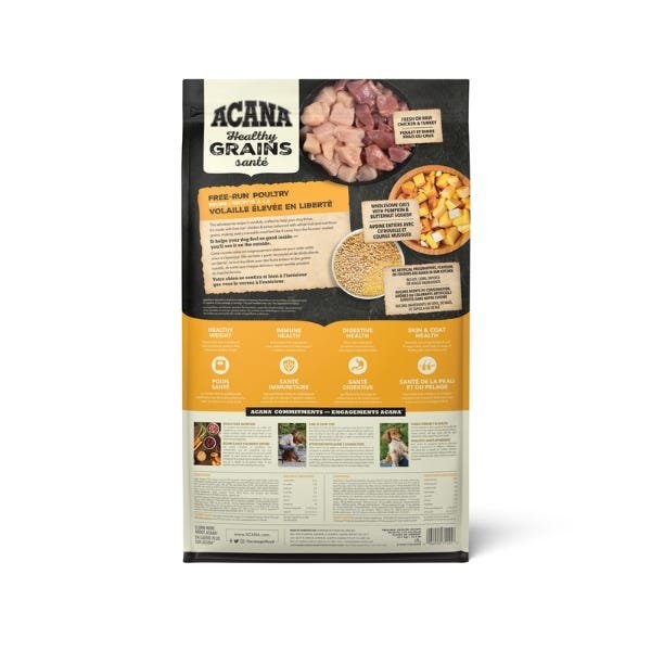 Acana Healthy Grains Dry Dog Food - Free-Run Poultry Recipe