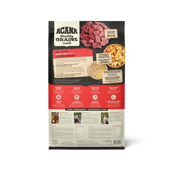 Acana Healthy Grains Dry Dog Food - Ranch-Raised Red Meat Recipe - Image 2