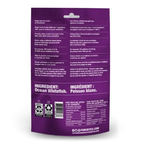 PureBites Freeze Dried Treats - Ocean Whitefish - Image 2