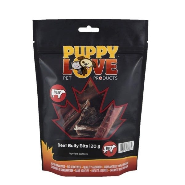 Puppy Love Beef Bully Bits