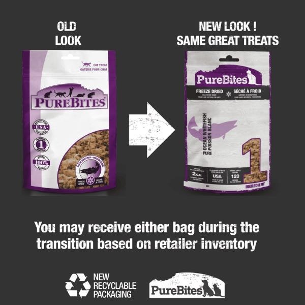 PureBites Freeze Dried Ocean Whitefish Cat Treat - Image 6