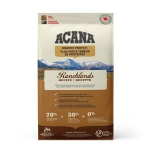 Acana Highest Protein Dry Dog Food - Ranchlands Recipe
